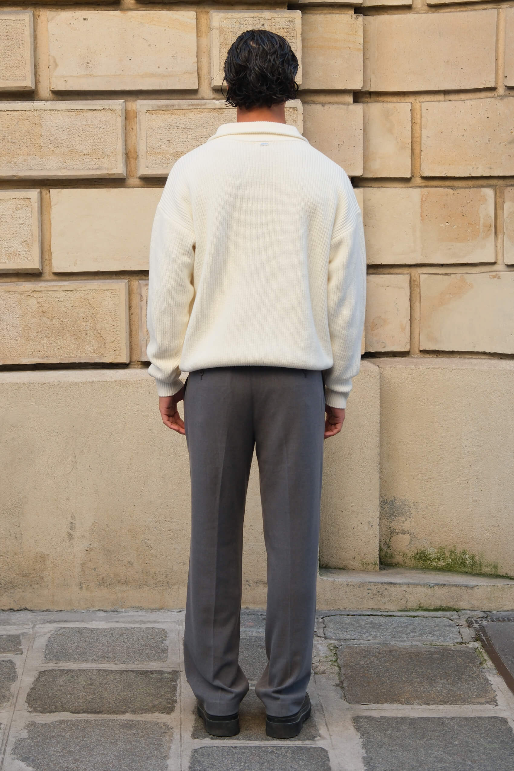Harbour Half-Zip - Ecru