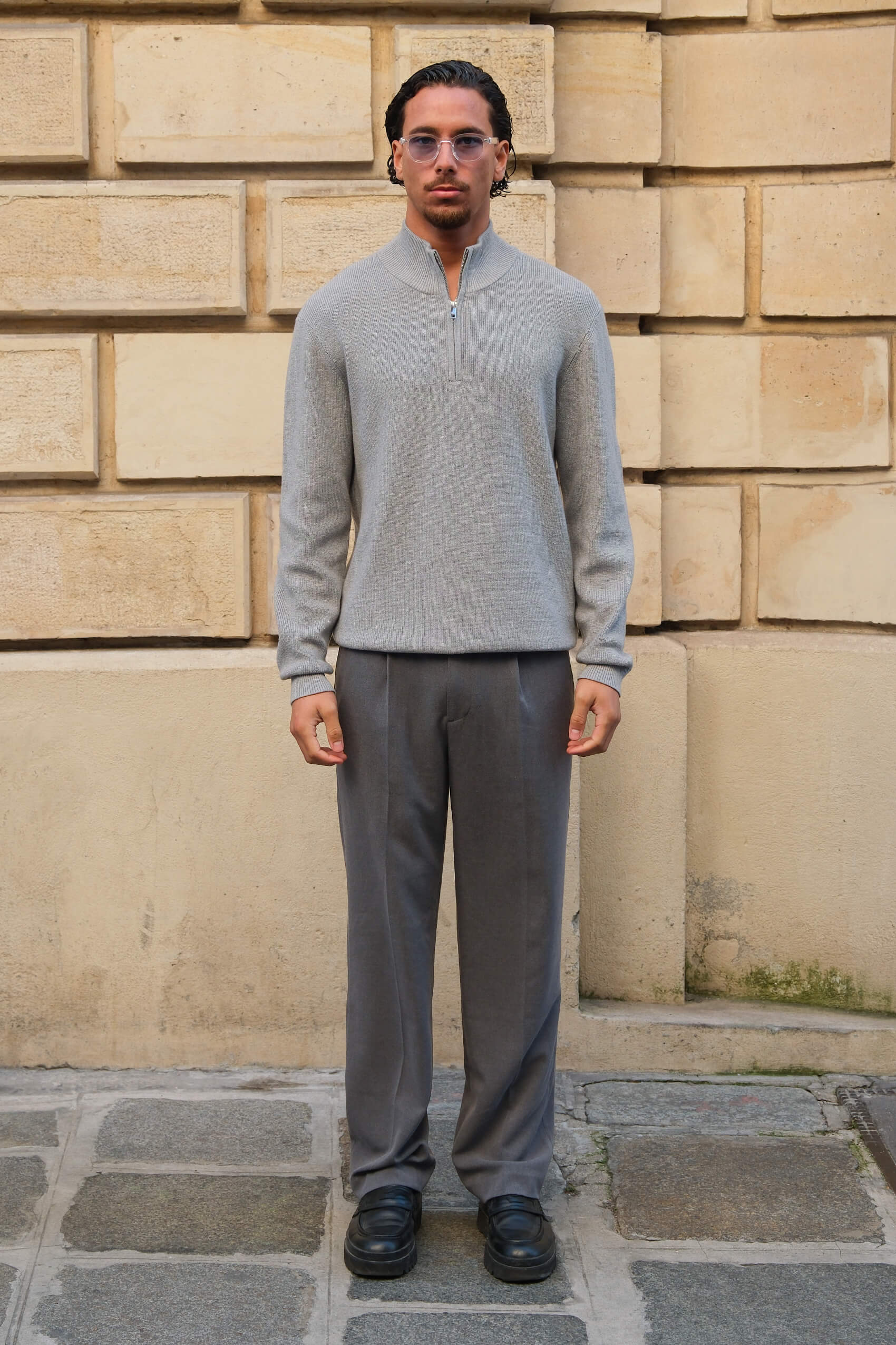 Armada Half Zip - Gray Melange