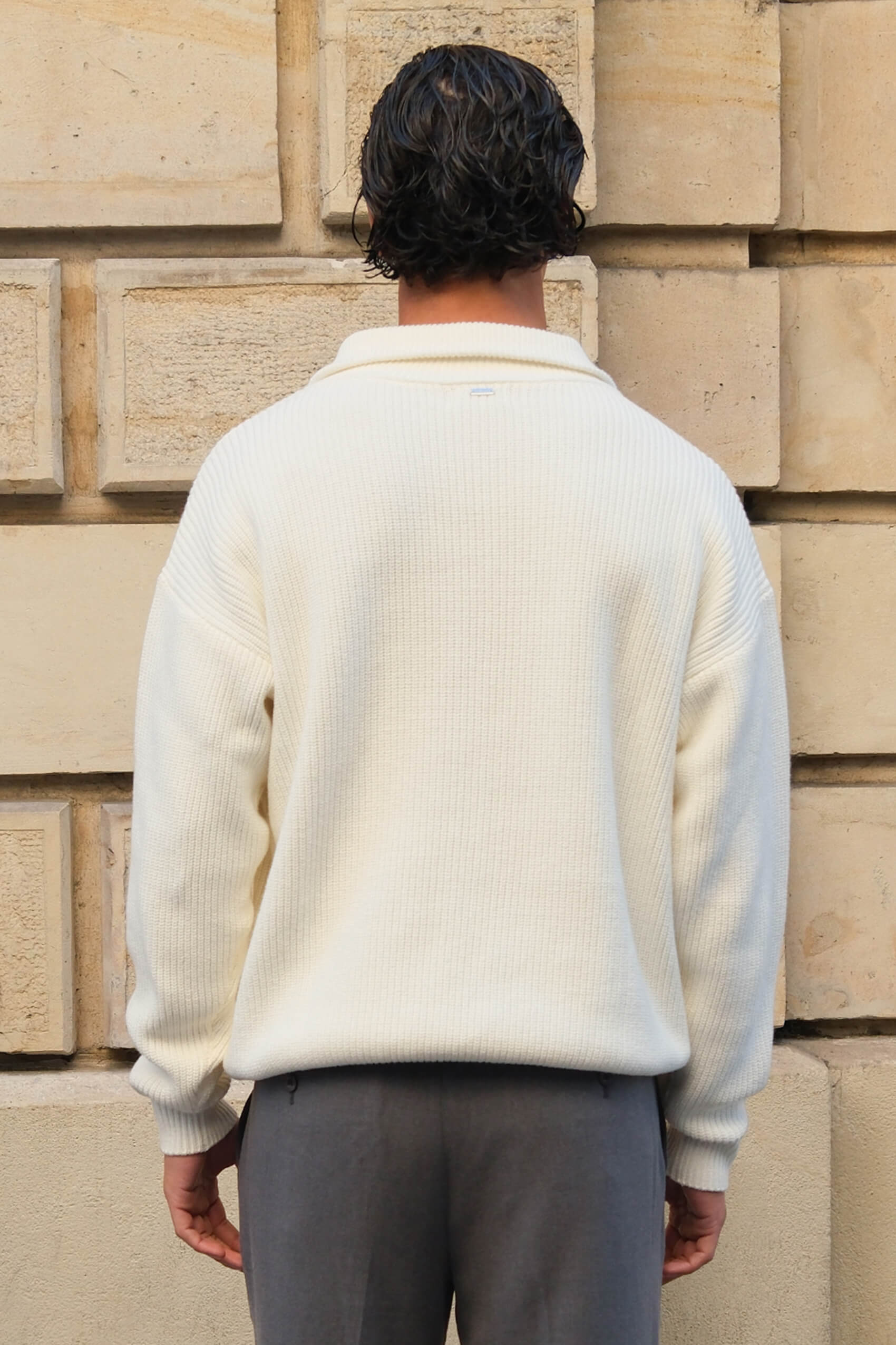 Harbour Half-Zip - Ecru