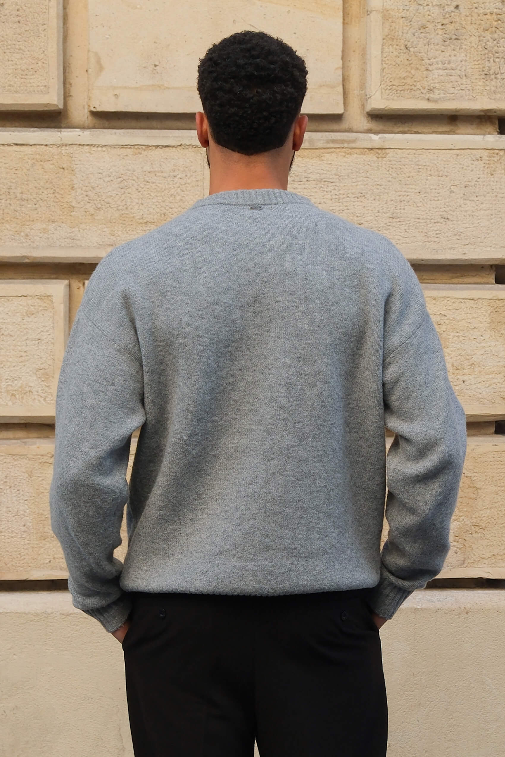 Brixton sweater - Gray mélange