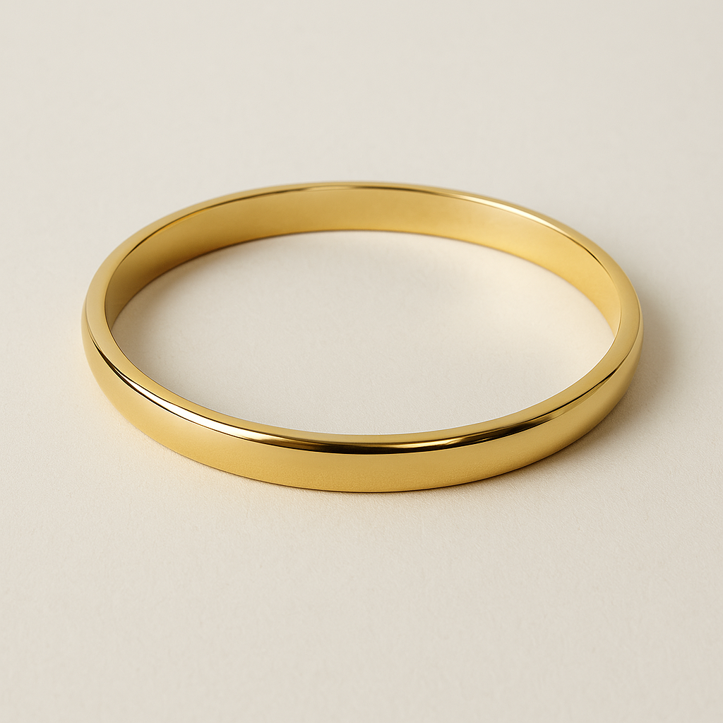 Gold Medium Bangle - Bracelet