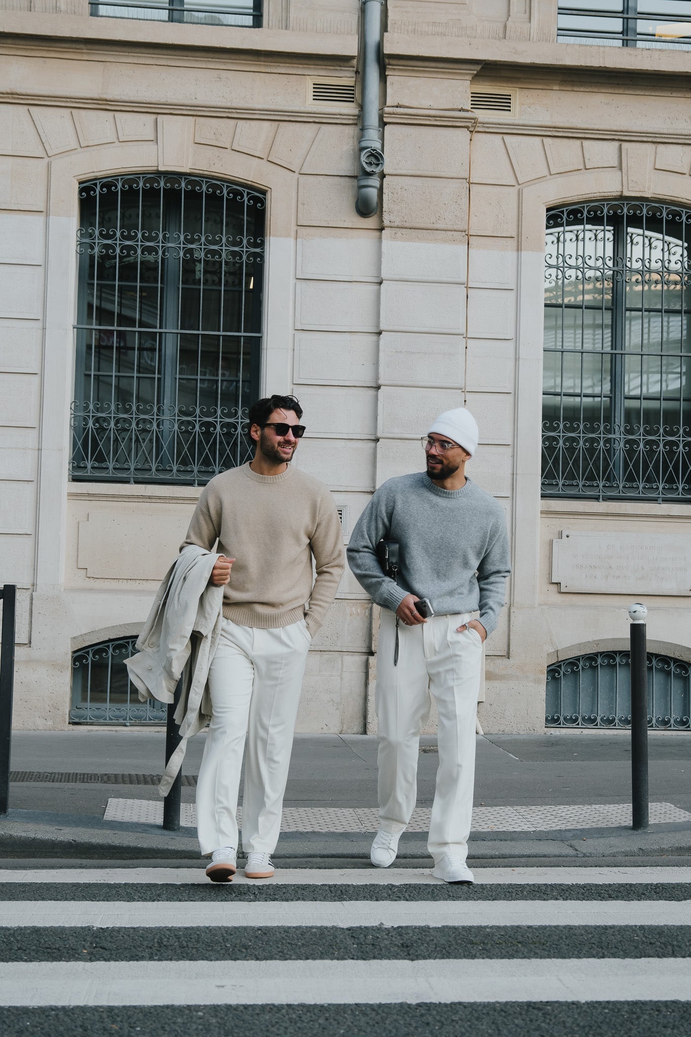 Brixton sweater - Gray mélange