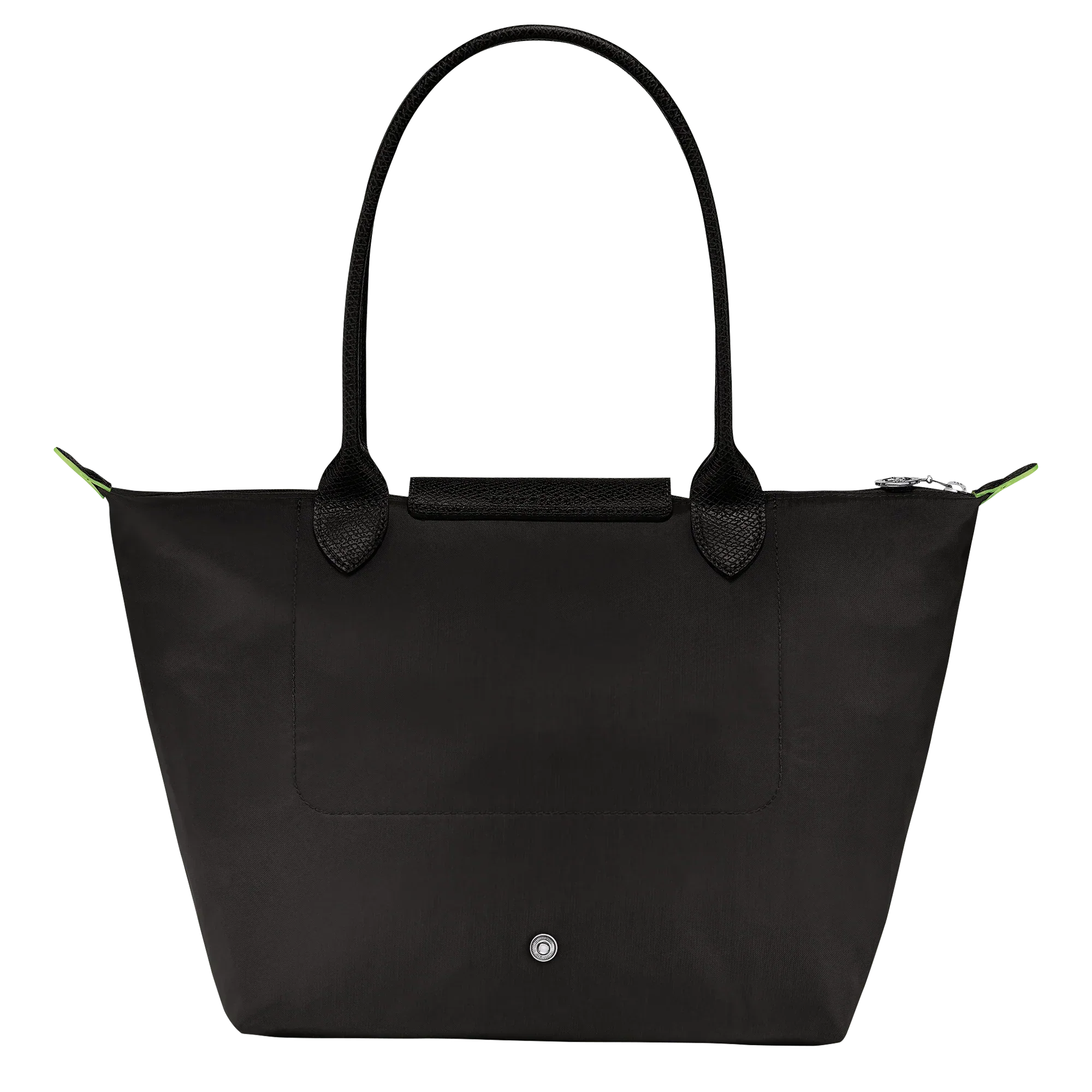 Longchamp - Medium Le Pliage Tote, Black - Recycled canvas