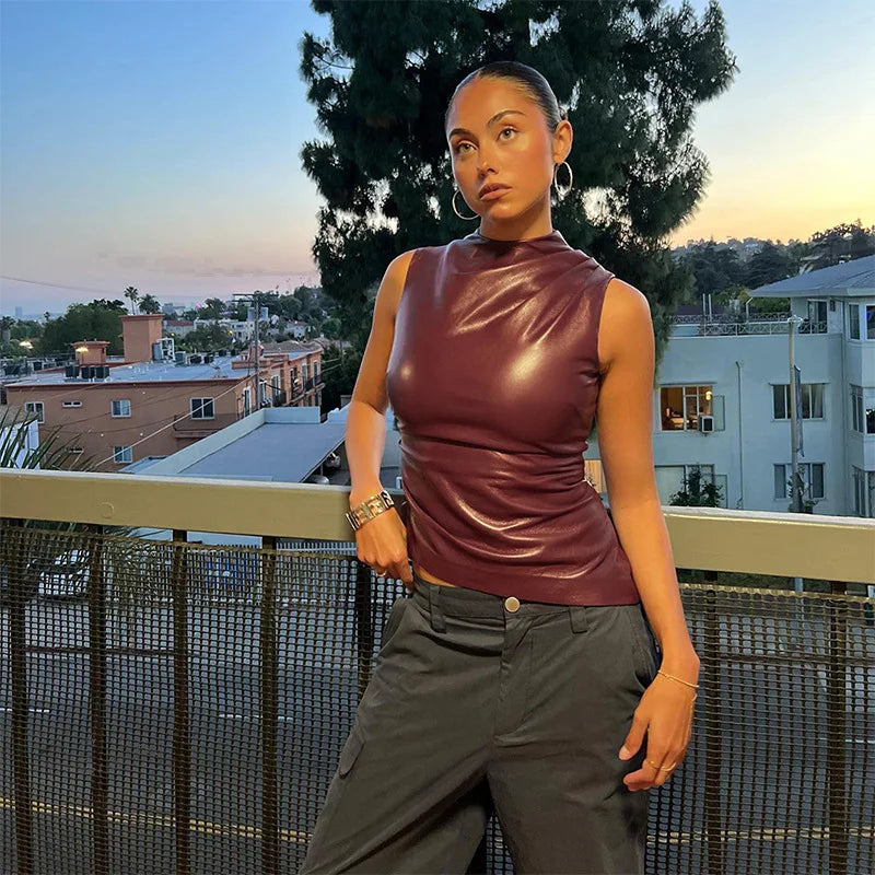 ICON | Leather Top