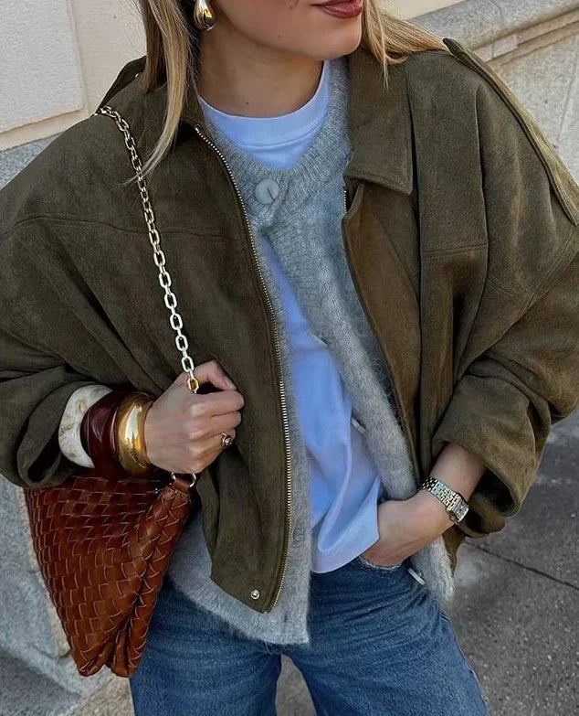 Viral | Suede Autumn Jacket