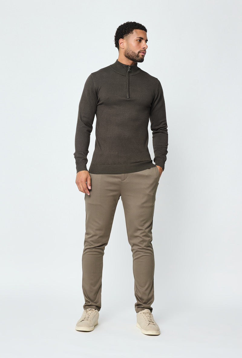 Faro Half Zip Sweater - Green