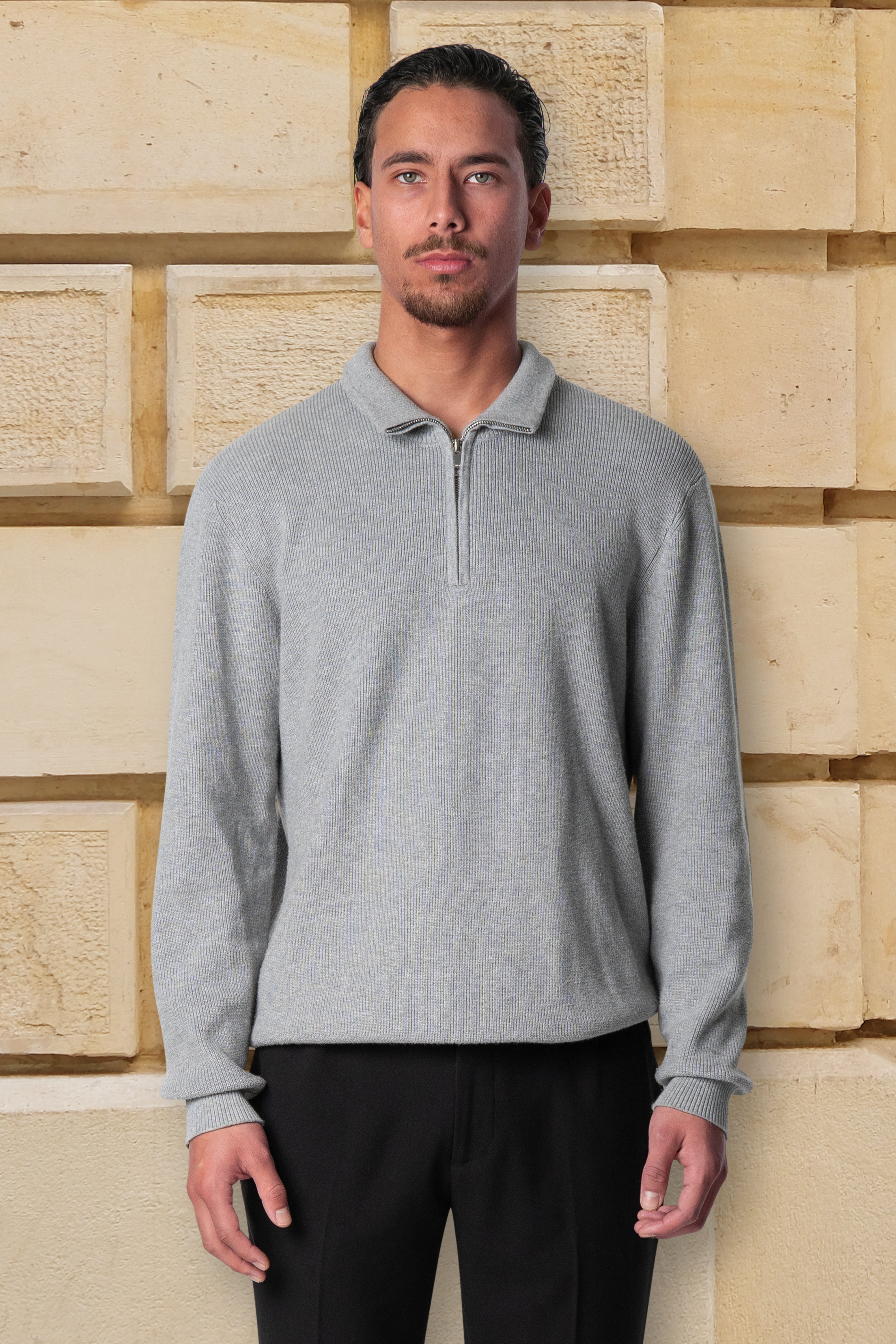 Armada Half Zip - Gray Melange