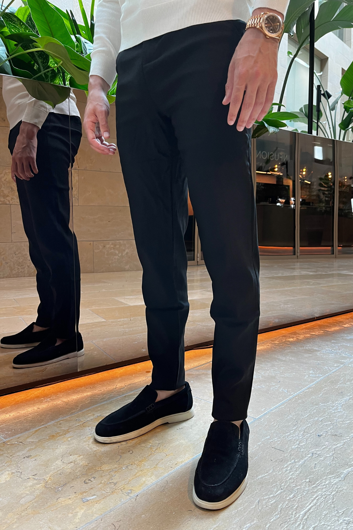 ICON | Stretch Trousers - Black