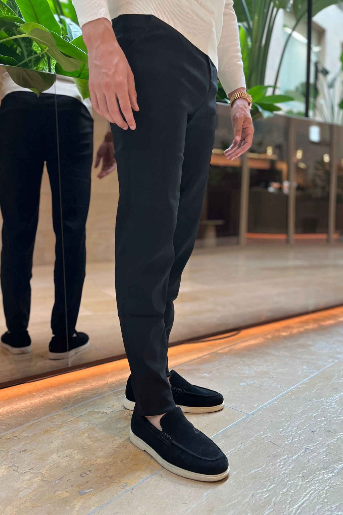 ICON | Stretch Trousers - Black