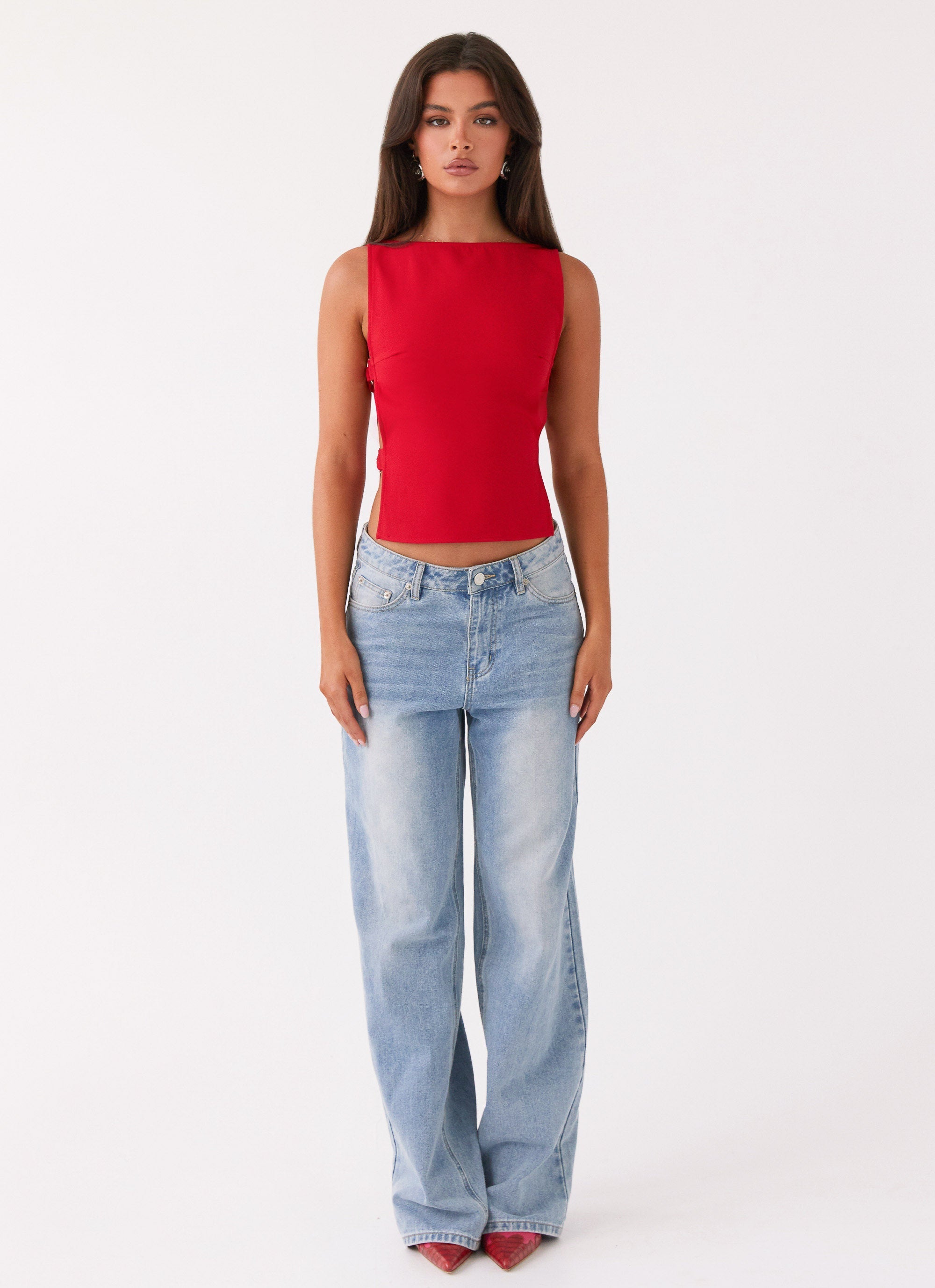 Cherish Top - Red 