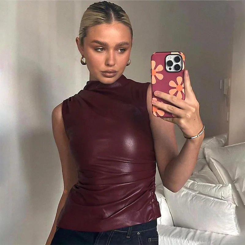 ICON | Leather Top
