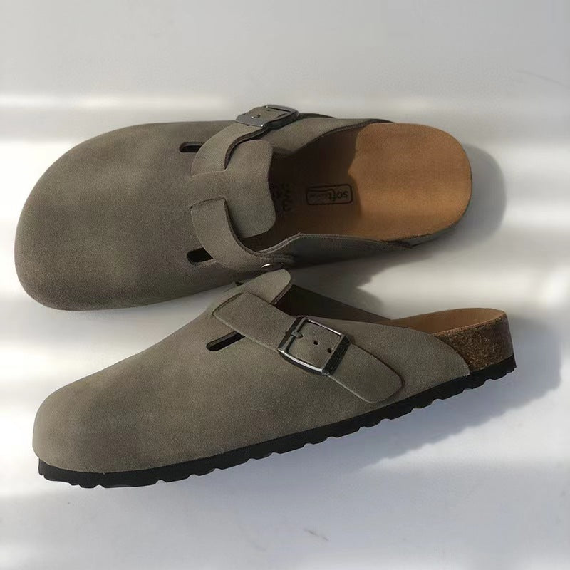 Premium Leather Unisex Sandals Slippers